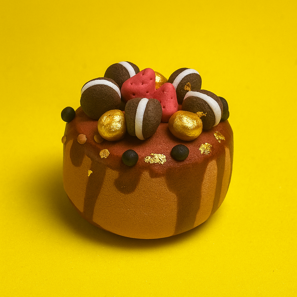 ChocoBerry Delight – Miniature Clay Cake