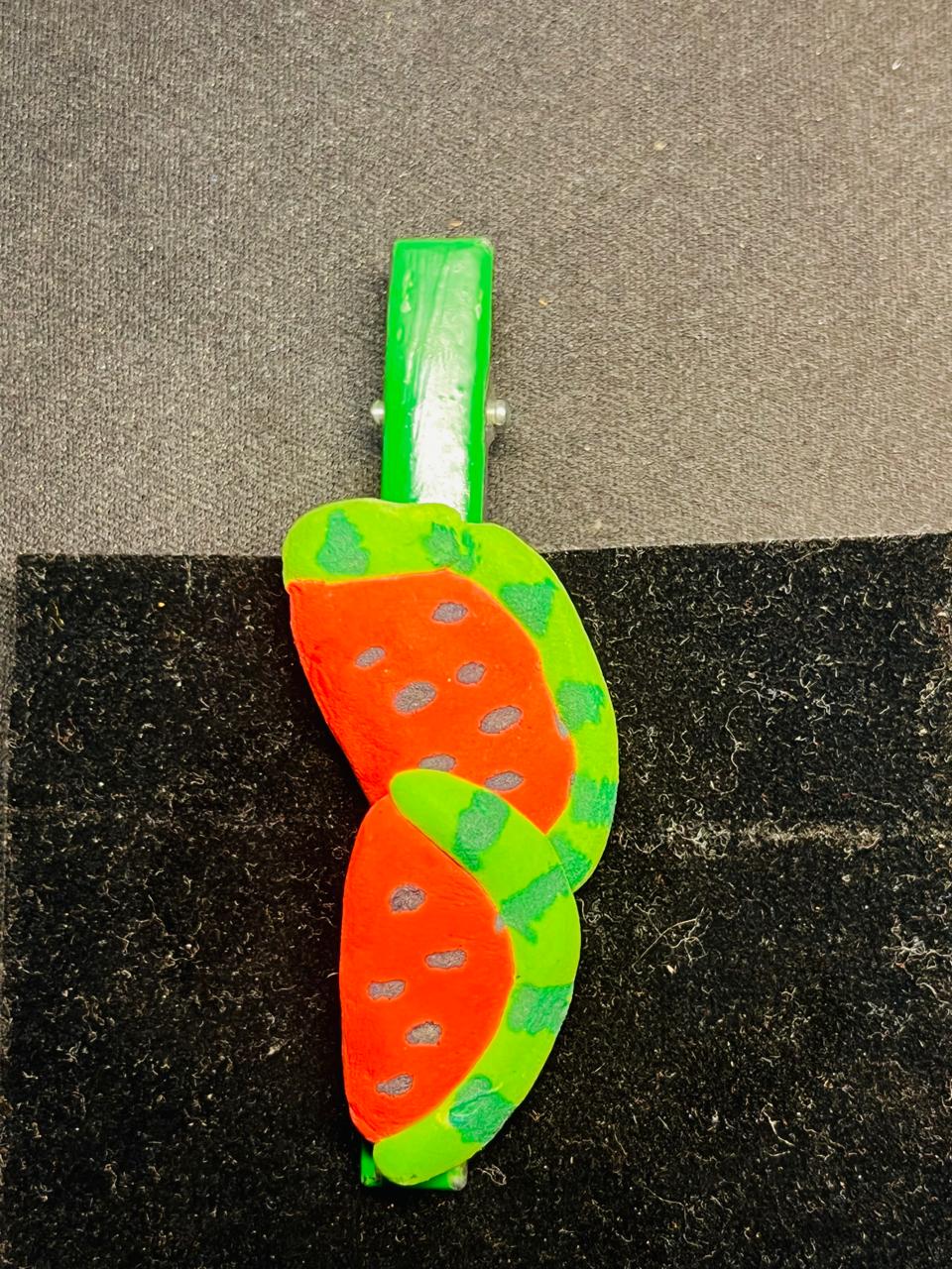 Sweet Treats Hair Clip Set – Donuts & Watermelons