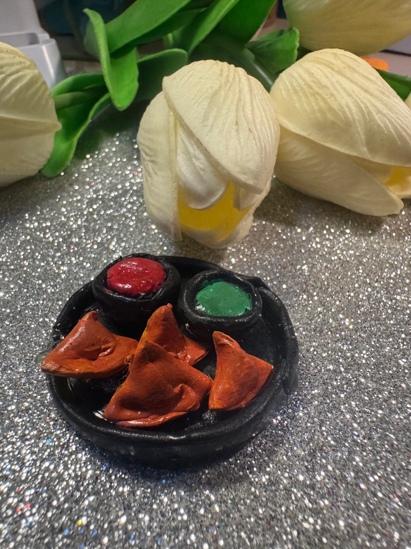 Mini Samosa Platter Fridge Magnet
