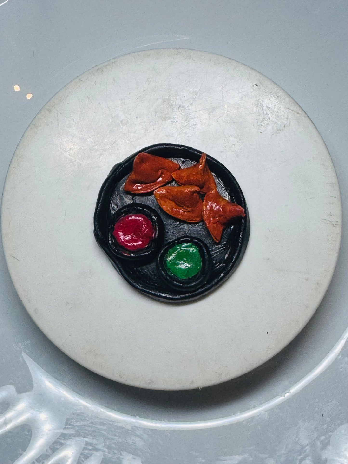 Mini Samosa Platter Fridge Magnet